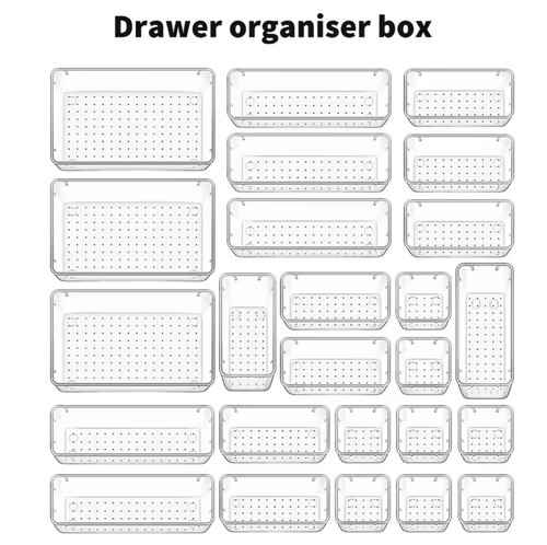 25pc drawer organizers set - organizers,