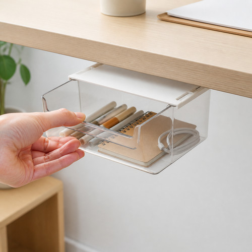 Under shelf storage - shelf, clear
